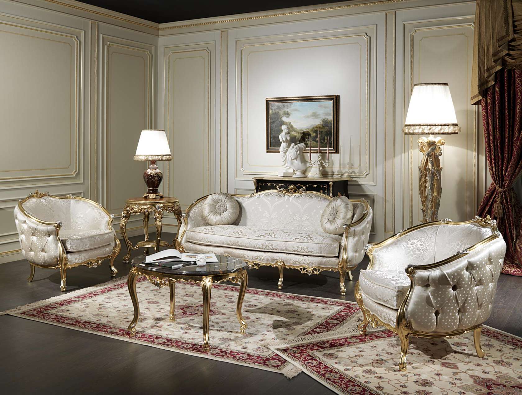 luxury classic living room furniture